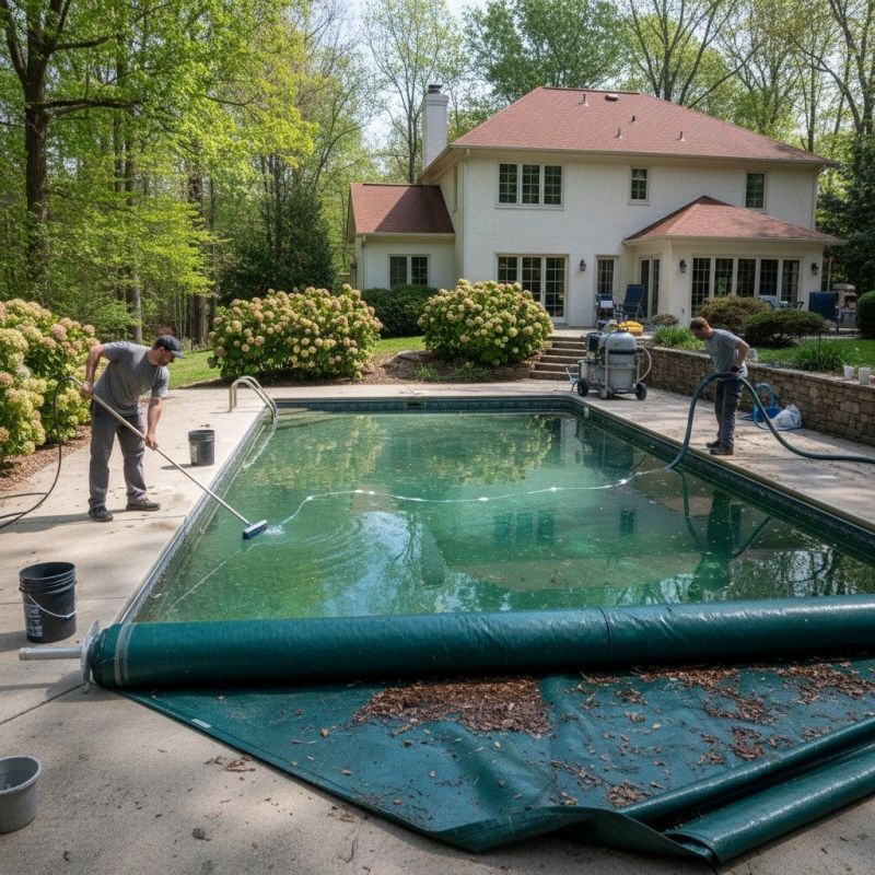 Local Swimming Pool Closing pros at work